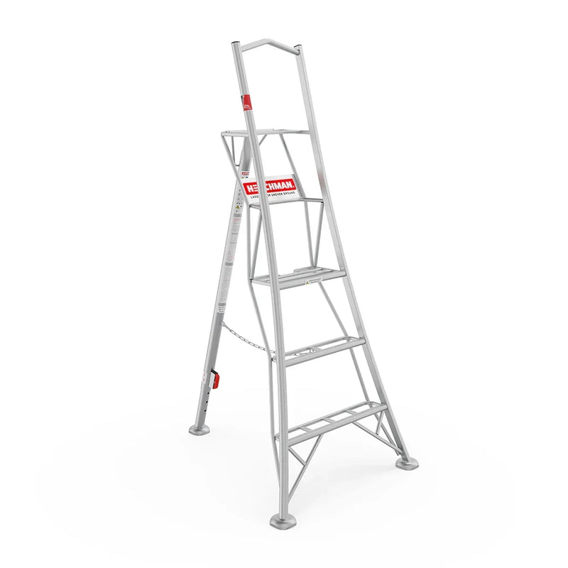 6ft Rear Leg Adjustable Tripod Ladder