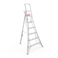 8ft Rear Leg Adjustable Tripod Ladder