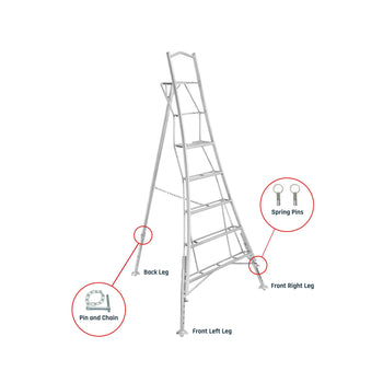 Henchman Original Tripod Ladder Spare Parts