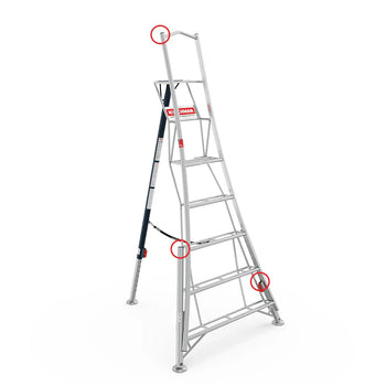 Henchman Tripod Ladder Plastic End Caps