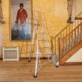 8ft Rear Leg Adjustable Tripod Ladder