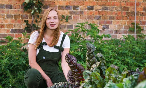 Annabelle Padwick growing vegetables
