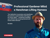 EU Case Study | Pro Gardener Miloš Varga Transformed His Workflow with the Henchman Lifting Harness