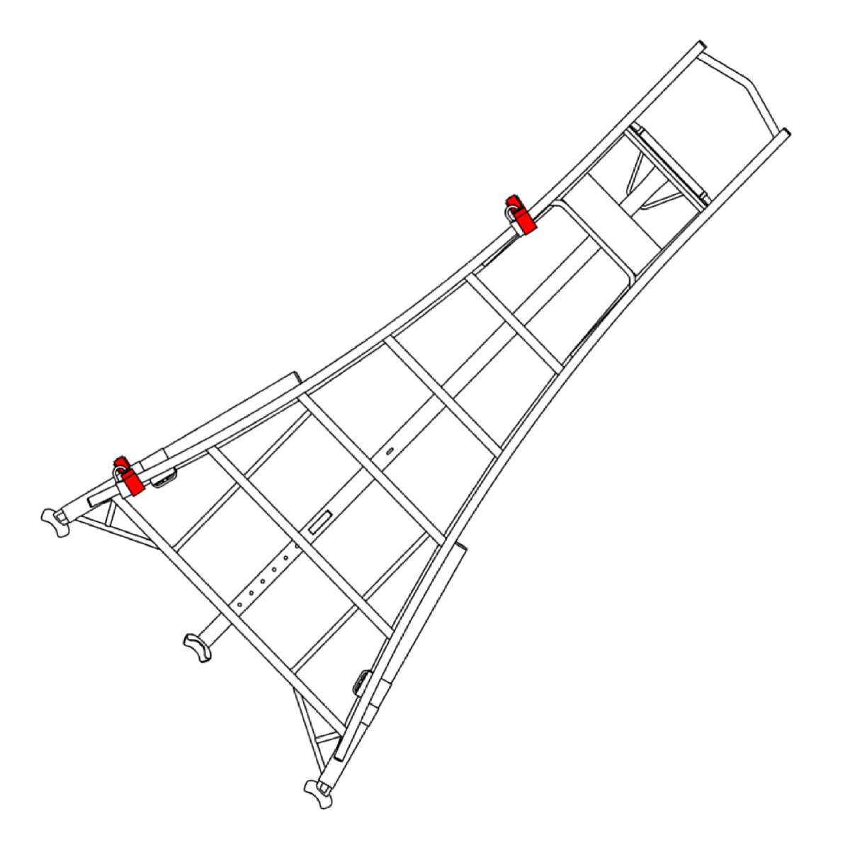 Ladder Hook Components Lockable Ladder Wall Hooks | Tripod Ladder Hangers | Henchman