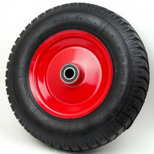 Deep tread wheel barrow wheel