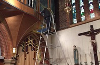 Henchman Hi Step Platform Ladder Goes to Church